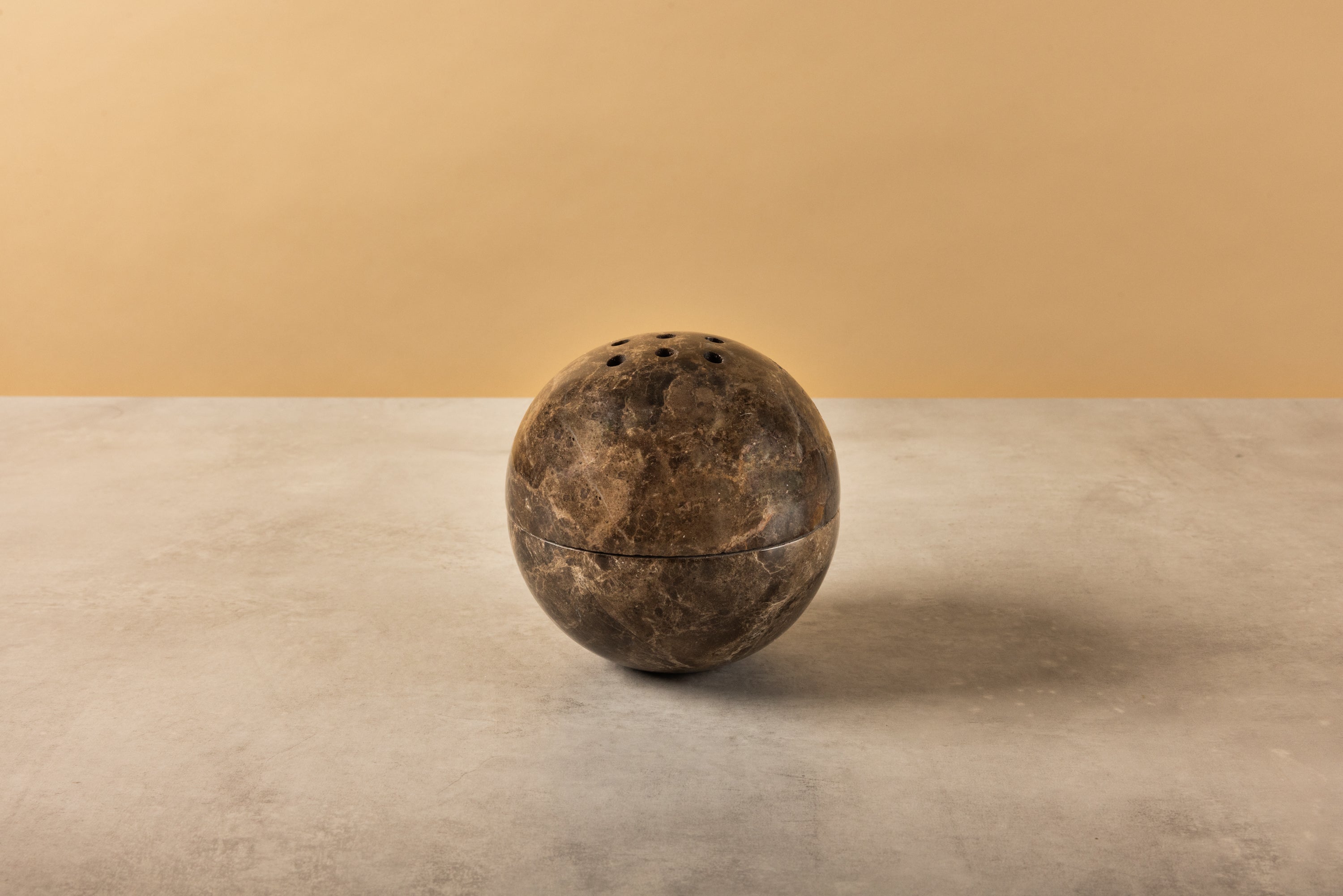 Dark Emperor - Marble Incense Sphere