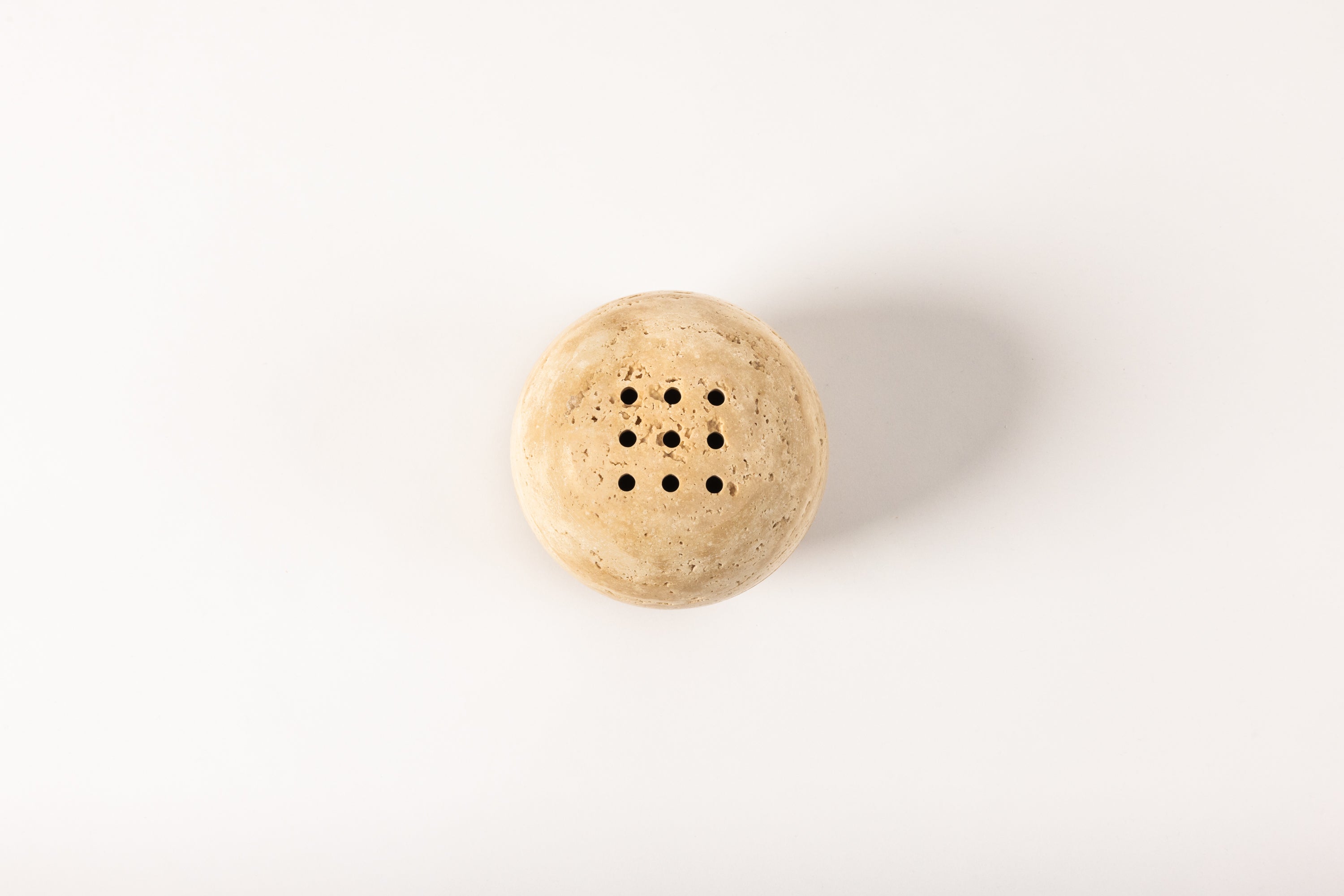 Beige - Marble Incense Sphere