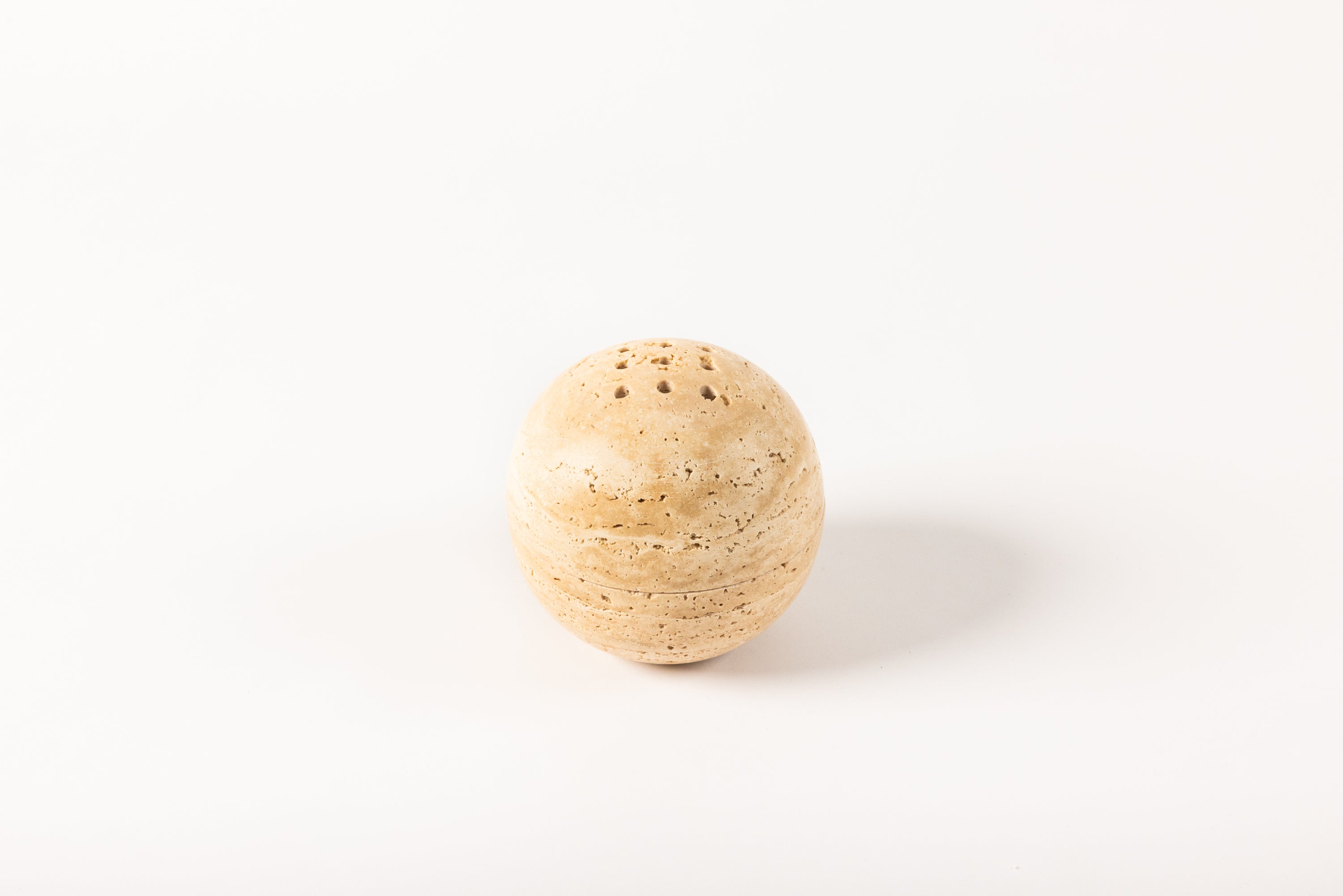 Beige - Marble Incense Sphere