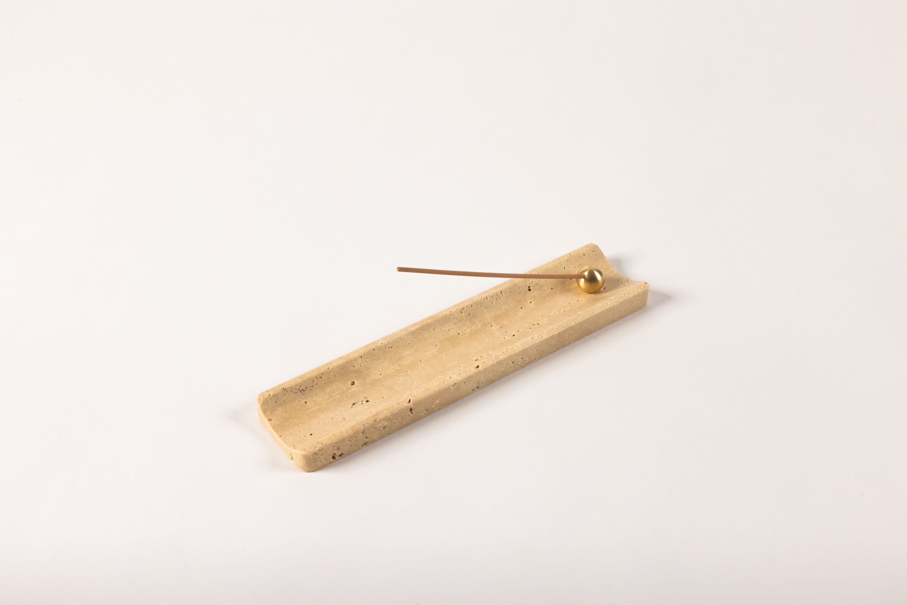 Beige - Marble Incense Tray