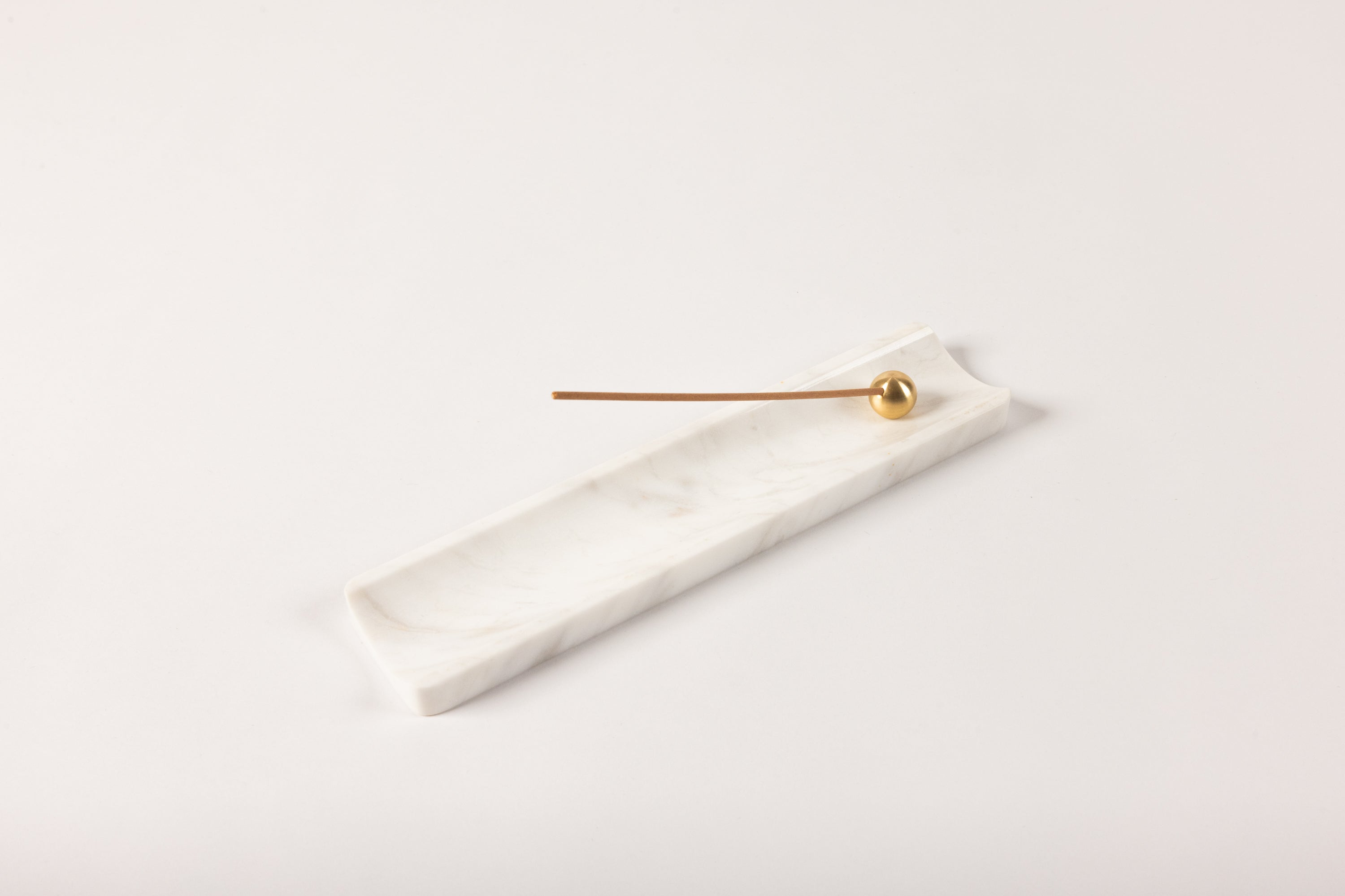 Ivory - Marble Incense Tray