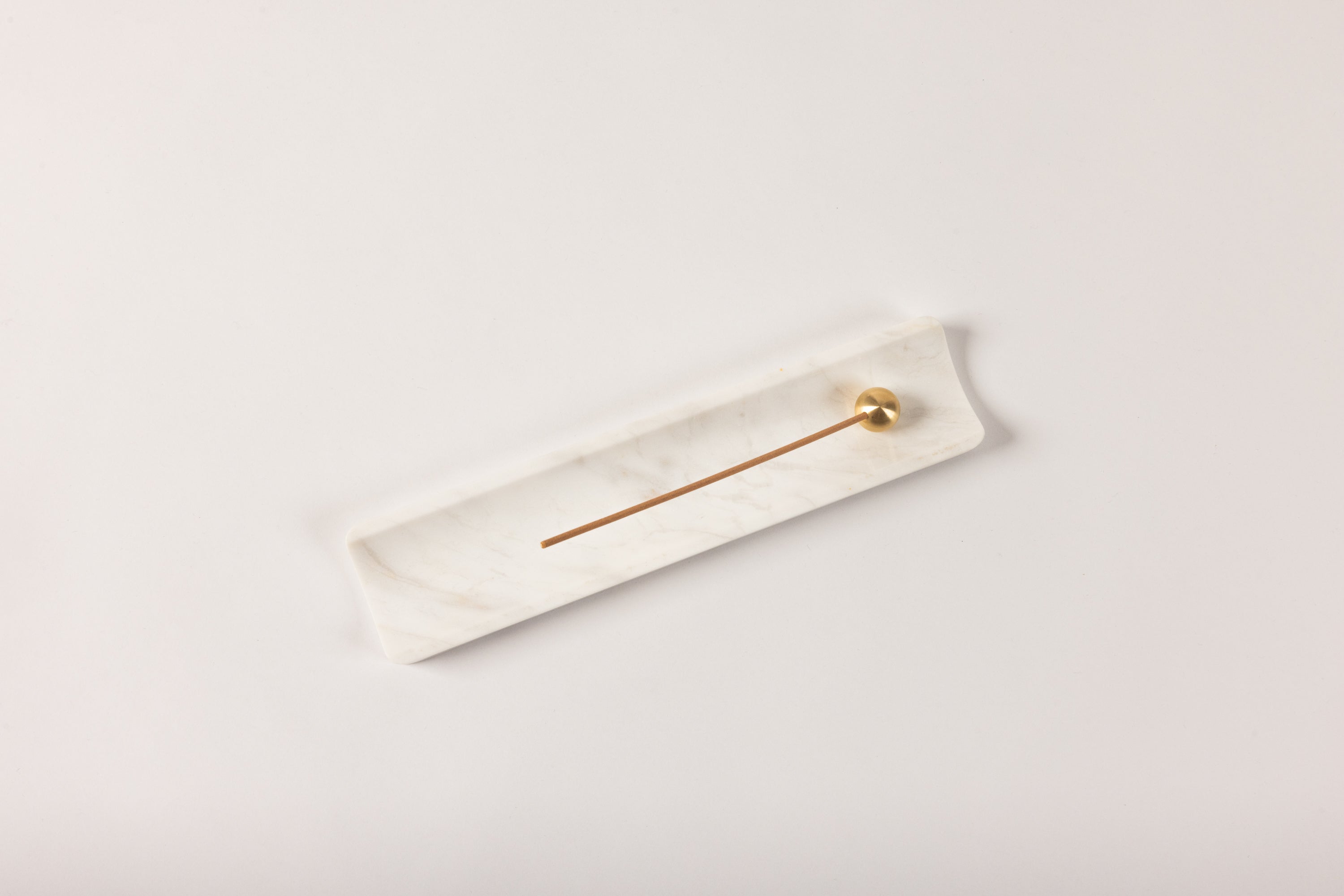 Ivory - Marble Incense Tray